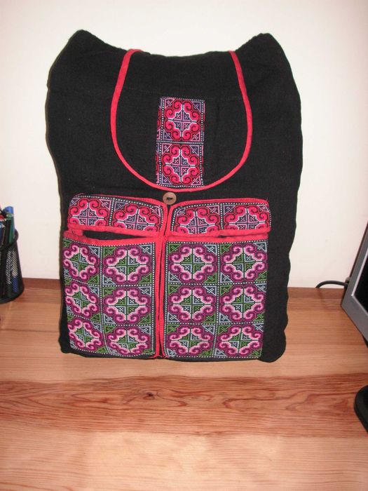 Mochila Artesanal Tecido / Pano