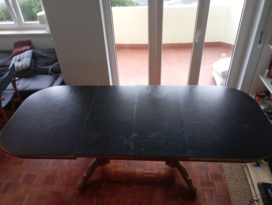 Mesa de jantar extensível madeira de maciça de qualidade