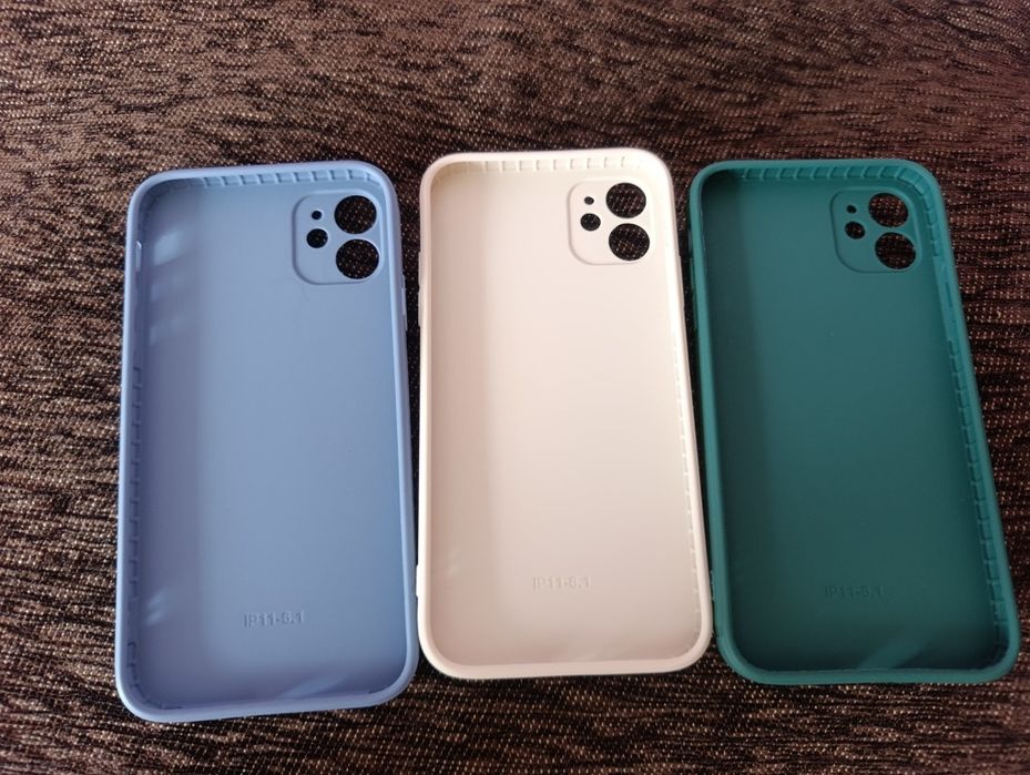 Zestaw 3 etui / obudowy iPhone 11 (6.1") | Nowe | Miks kolorów