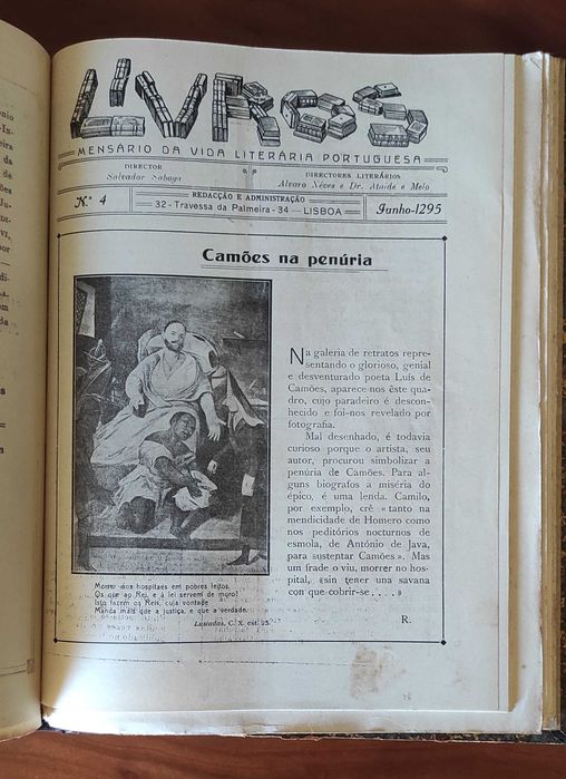 Livros. Mensário da Vida Literária Portuguesa