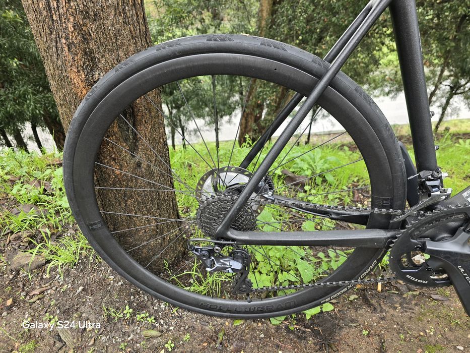 Rodas de disco de carbono perfil 35