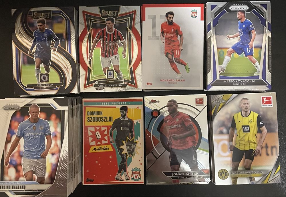 Картки Select, Prizm, Donruss, Chrome та ін. (футбол та UFC)