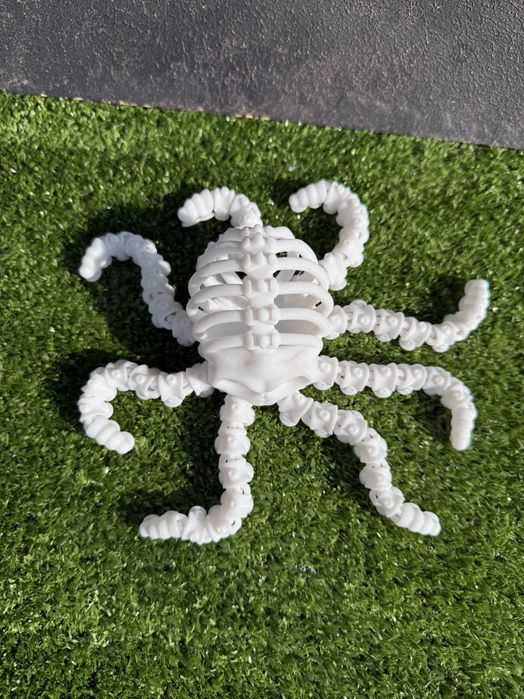 3D іграшки, рухомі скелети восьминога та павуків