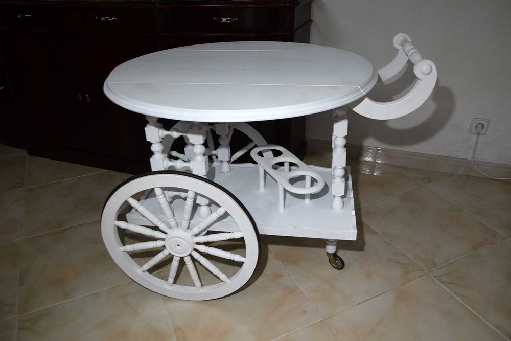 Carrinho de Chá Branco