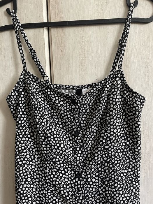 Damska czarno-biała sukienka