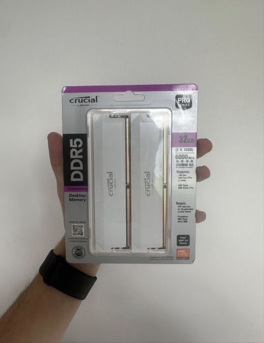 Ram Crucial Pro DDR5 32GB (2x16GB) 6000MHz