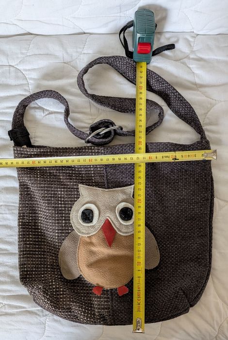 Torba z sową, pasek 90 cm