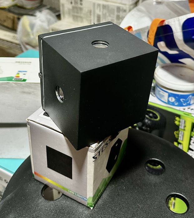 Aplice de parede cubo exterior led