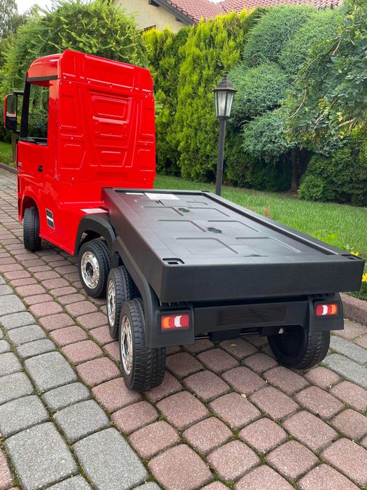 Auto na akumulator TIR Mercedes Naczepa 4x4 Samochód Ciężarówka 8 kół