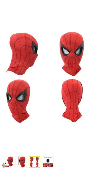 Інтерактивна маска Людина Павук з блимаючими очима на пульті - Spiderman