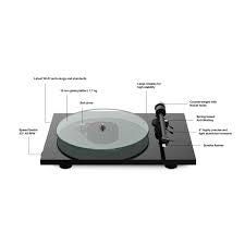 Pro-Ject T2 Super Phono Rainier High Gloss Black/T2 W Rainier