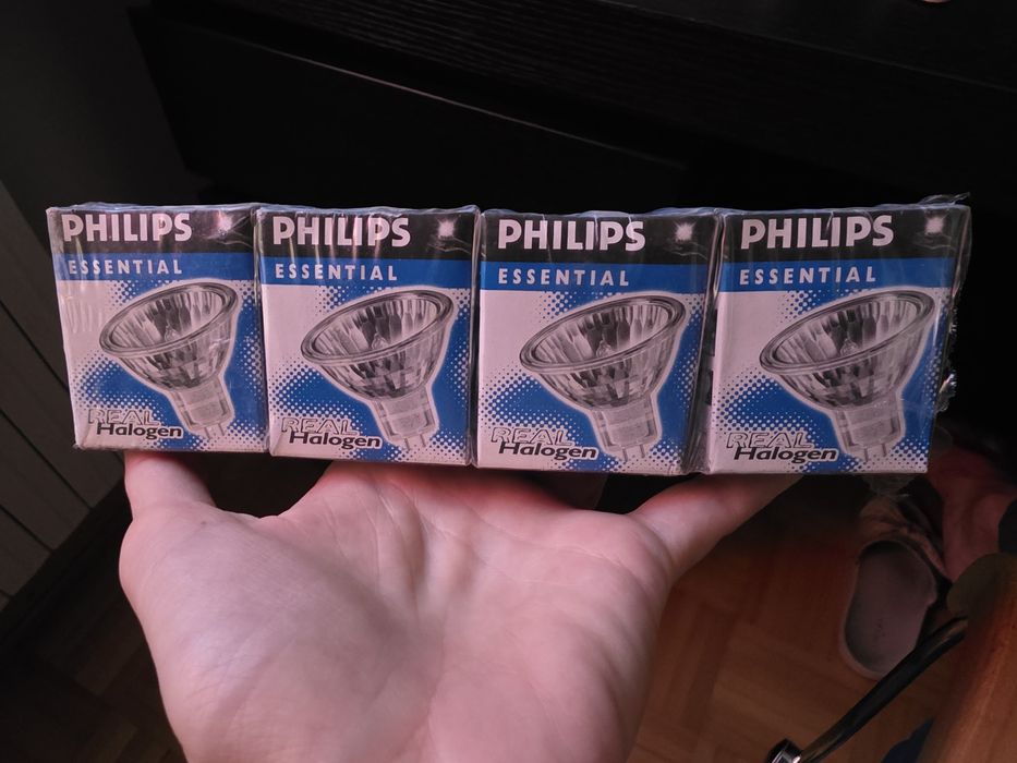 4 x Żarówka halogenowa reflektorowa Philips