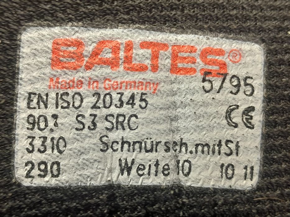 Черевики , ботінки спецвзуття Baltes Vision 45,44 розмір.