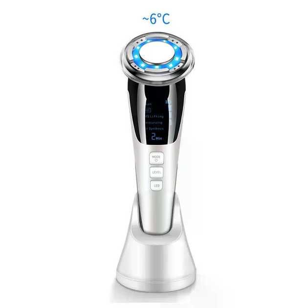 Мікрострумовий RF Lifting масажер для обличчя Skin Lifting 7.0 White