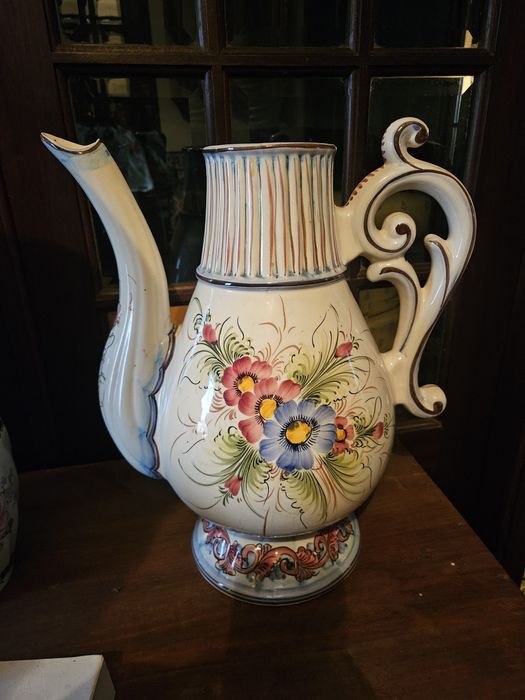 Grande Jarro Vintage Pintado à mão