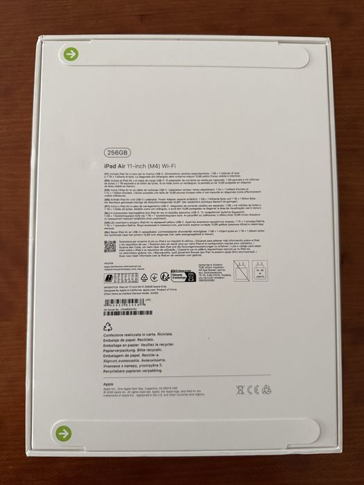 Ipad Air 11’ M4 256GB (NOVO/SELADO)