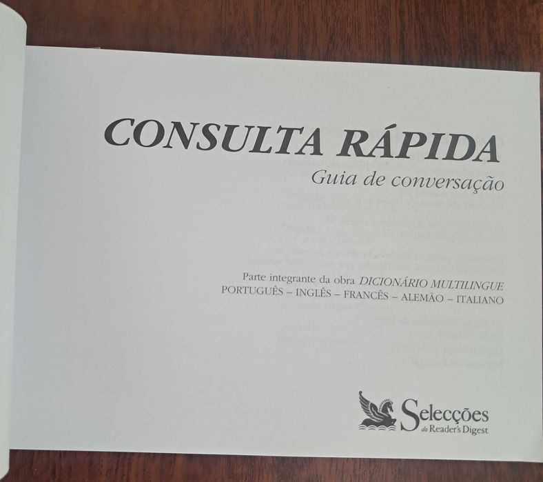 Livro 'Guia de Conversação' (5 idiomas)