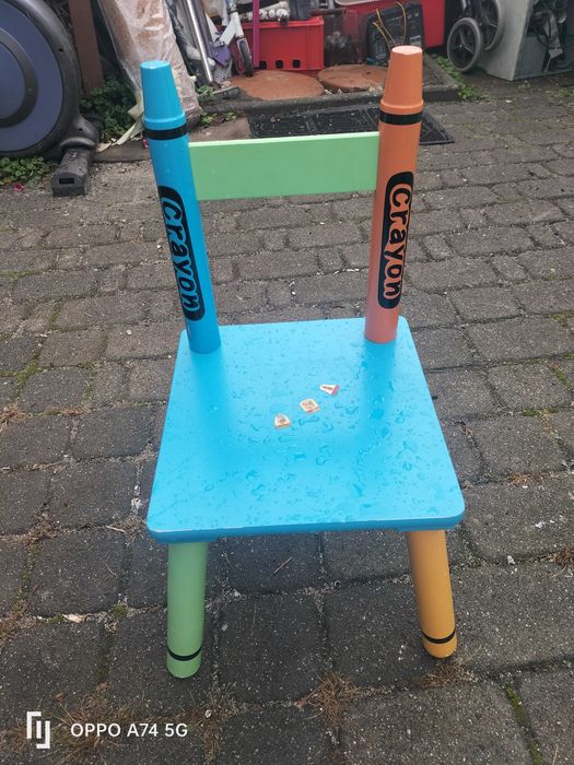 Krzesełko drewniane Crayon