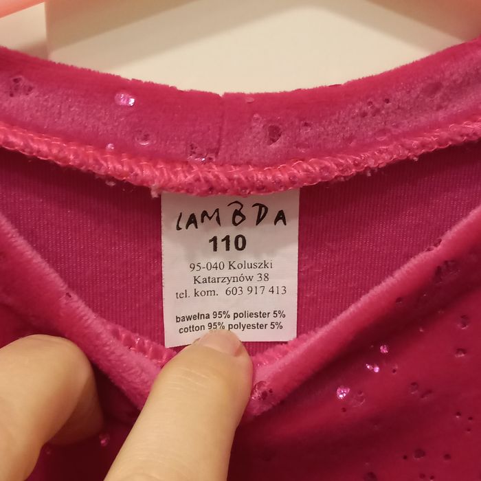 Sukienka Lambda rozmiar 110