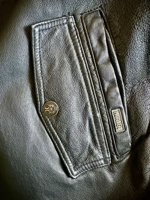 Casaco Hurley pele vintage - L