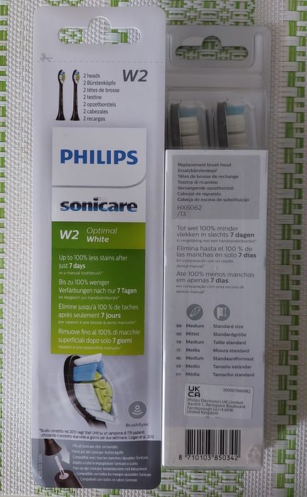 Оригинальні насадки Philips sonicare до електричної зубної щітки