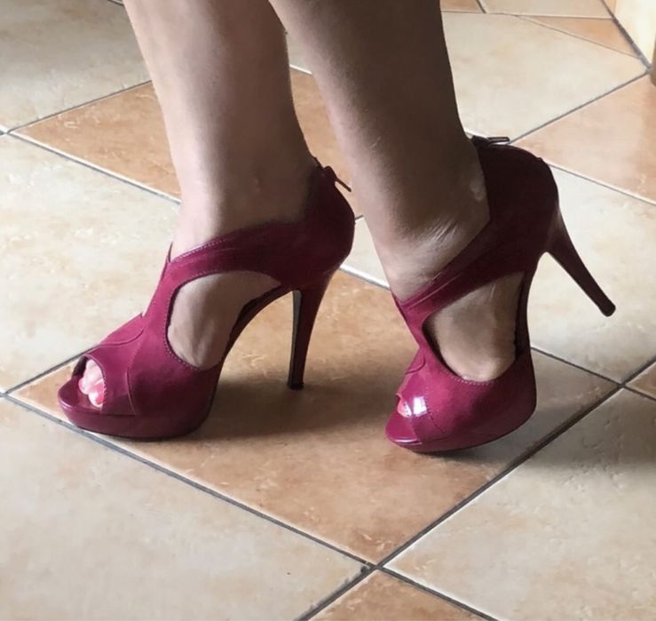 Buty letnie na szpilce
