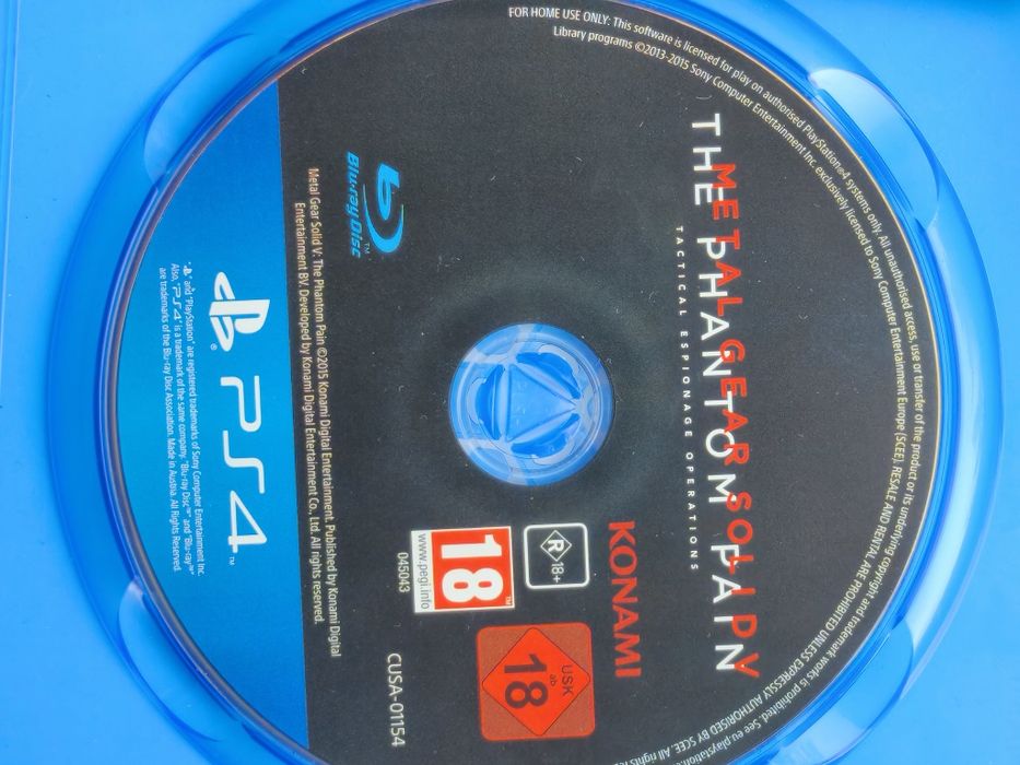 Metal gear solid V PS4 Phantom Pain