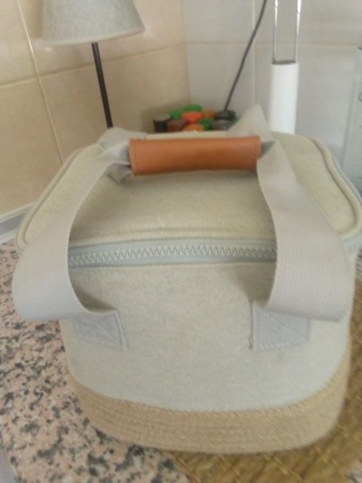 Mallinha térmica em lona e sizal
