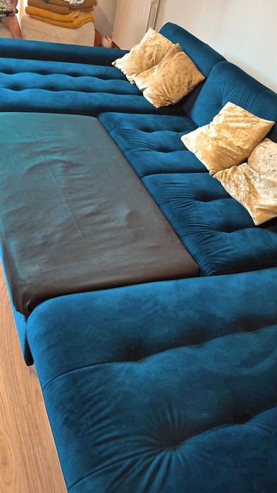 Sofá com Dupla Chaise Longue