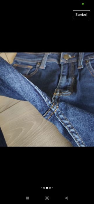 Spodnie męskie jeansy, rozm S, Burton