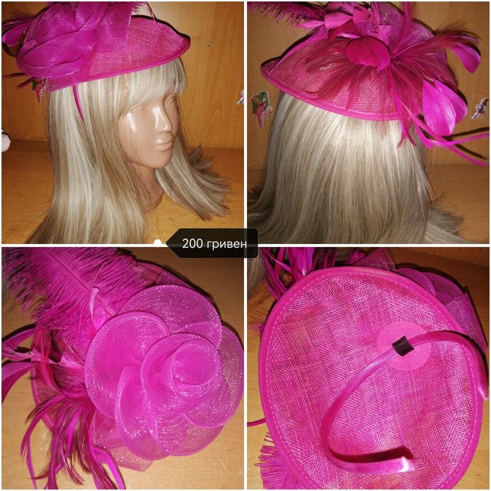 Вуалетка на ободке. Шляпка. Ободок. Обруч.