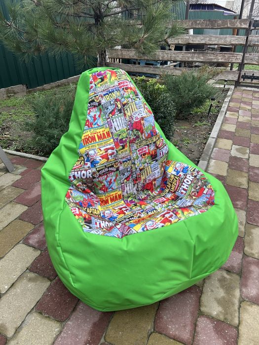 Дитяче крісло, мішок, пуф, безкаркасне крісло, мяч, груша, футон