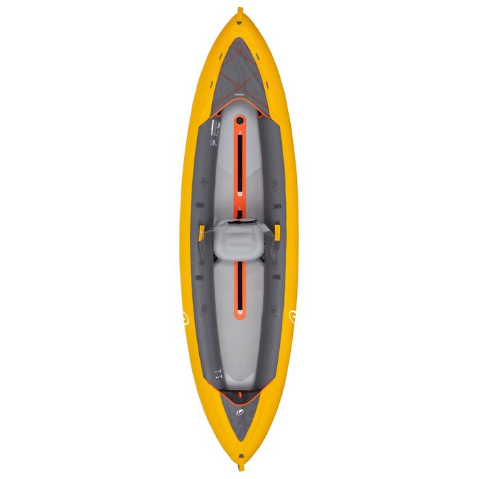 Canoa kayak insuflável 2 lugares - 100 Amarelo