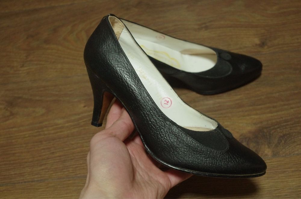 Туфли лодочки женские СССР 50е года винтаж Ворошиловоград USSR Vintage