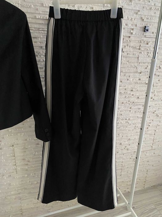 Vanis premium garnitur z lampas szerokie spodnie krótka marynarka S-M