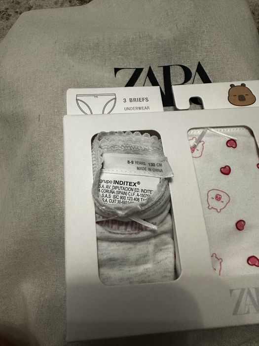 трусики бізизна zara набір комплект 8-9 р 130 см Capibara