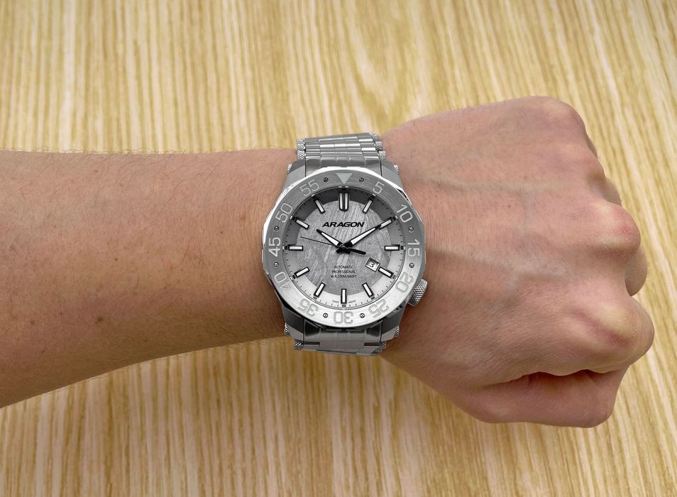 Годинник ARAGON Sea Charger Meteorite LE 50 mm. Swiss Automatic 200 MT