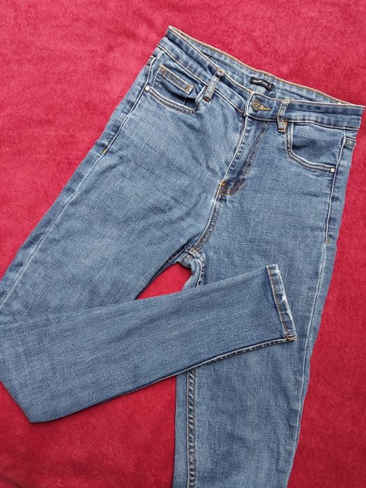 Bawełniane spodnie skinny diverse