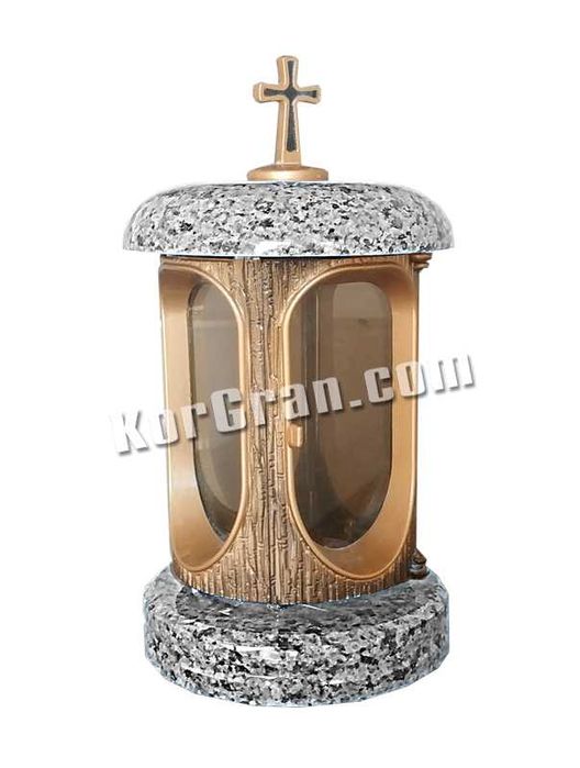 Лампадка гранітна для памятника на кладовище, могилу