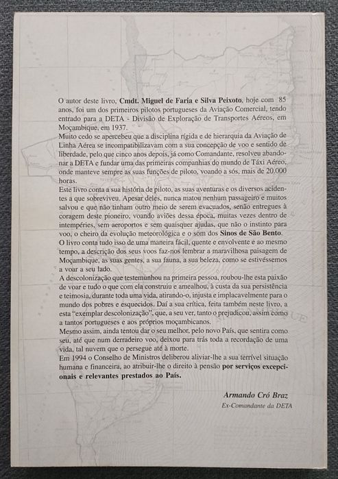 Livro "Os Sinos de São Bento", de Miguel Faria Peixoto