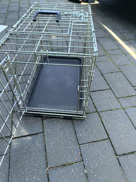 Druciana klatka składana dla zwierząt