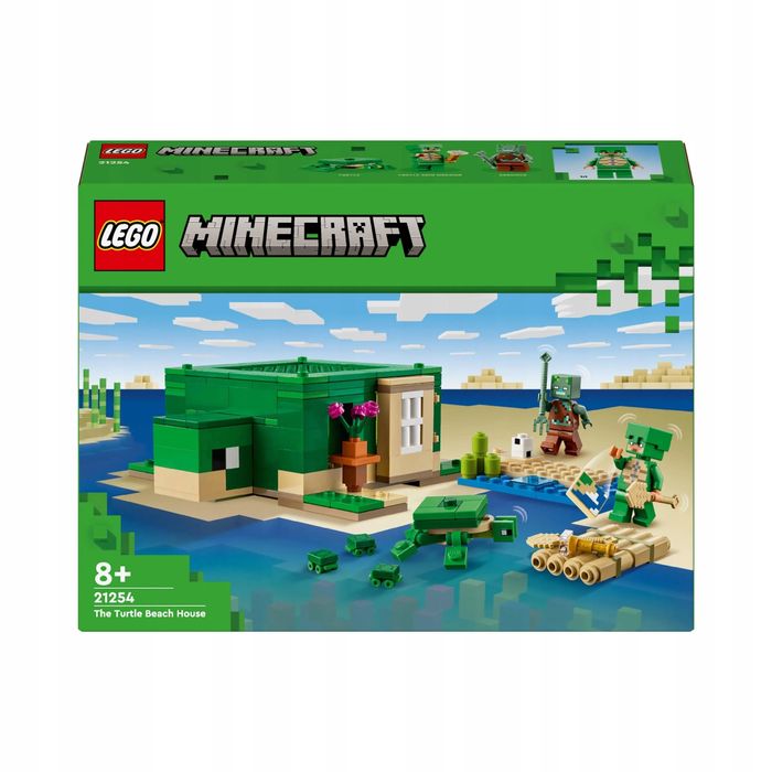 LEGO 21254 Minecraft Domek na plaży żółwi