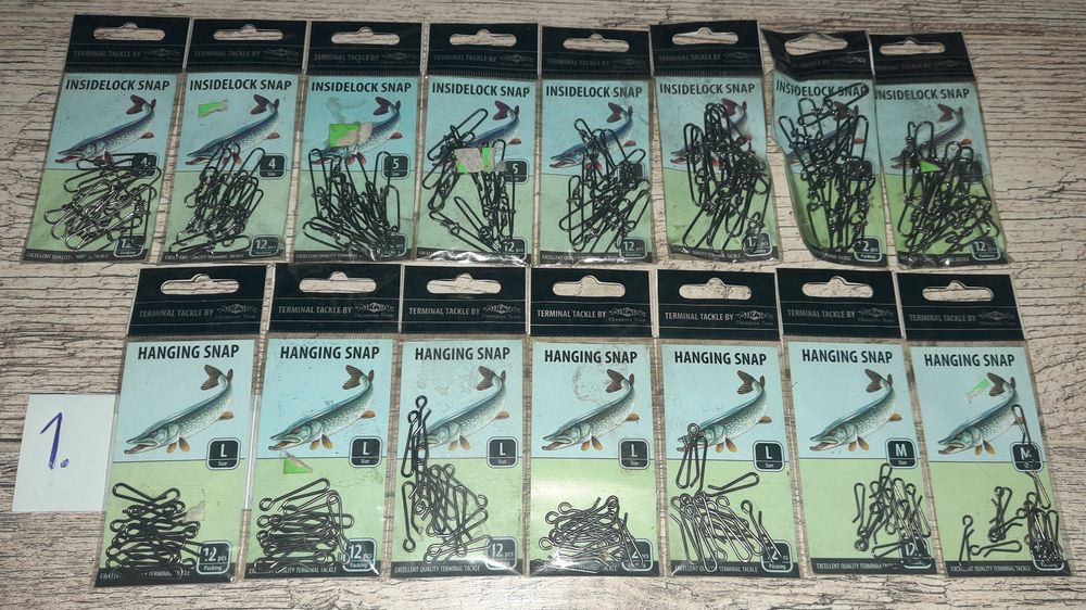 Insidelock snap, hanging snap, hawaii snap, mikado agrafki 30 paczek