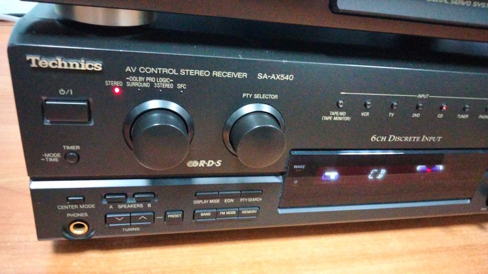 Музыкальный центр Technics SA-AX540 и Technics SL-PG480A