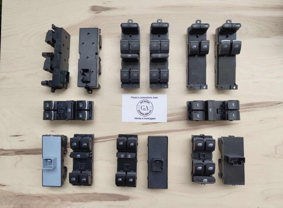 Botão comando interruptor vidros VW Passat/Golf4/Skoda/Sharan/Alhambra