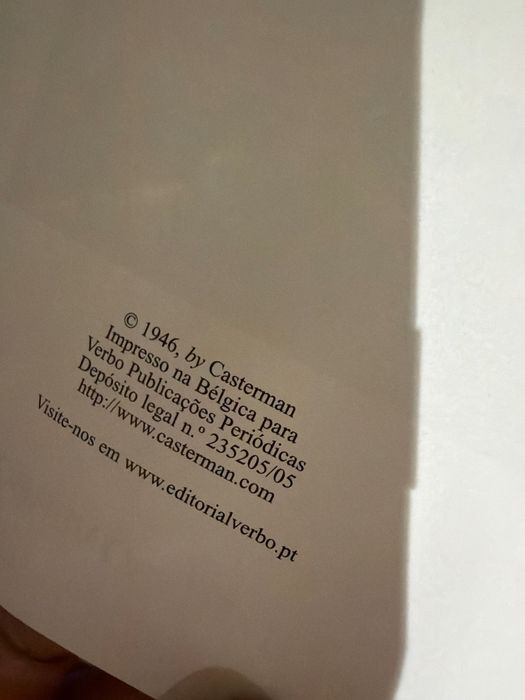 Procuro livros TinTin de ISBN de 1994, edicao 2004 Difusão Verbo
