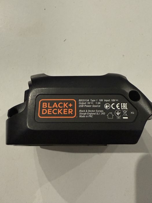 Black&Decker 2x Adapter USB do ładowania, 18V (BDCU15AN-XJ)