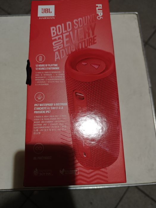 Портативна колонка JBL Flip 6 Red (JBLFLIP6RED)