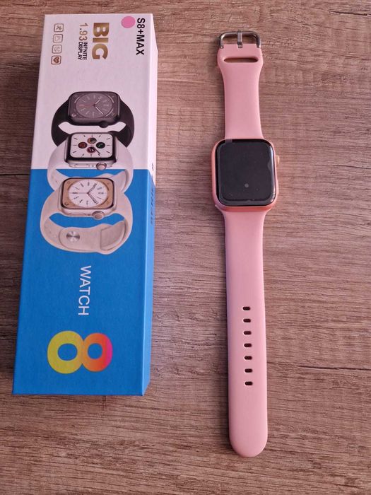 Smartwatch 8 różowy nowy