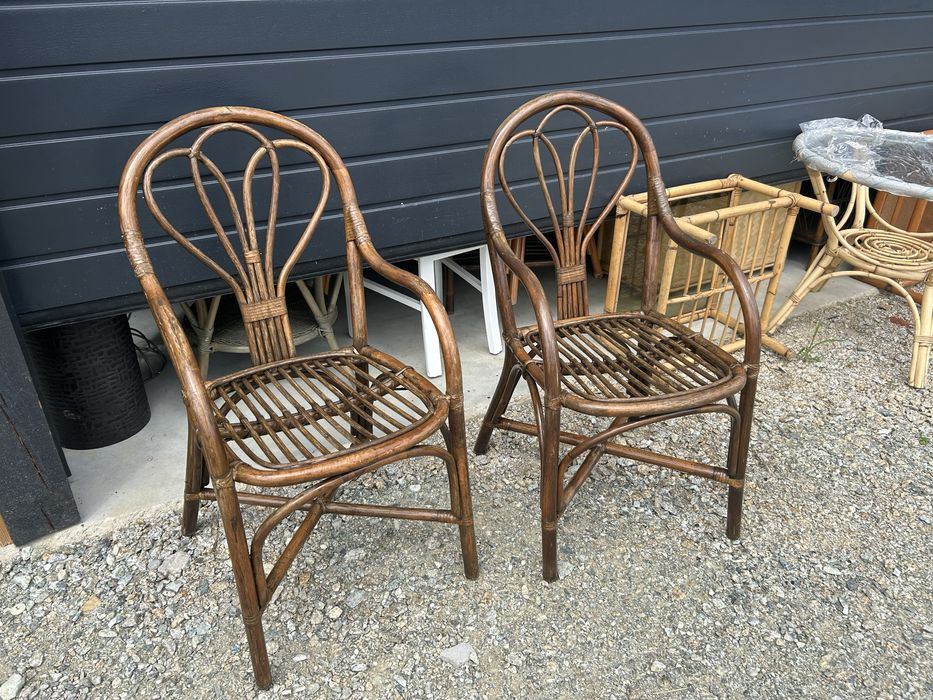 Stylowe fotele ratanowe